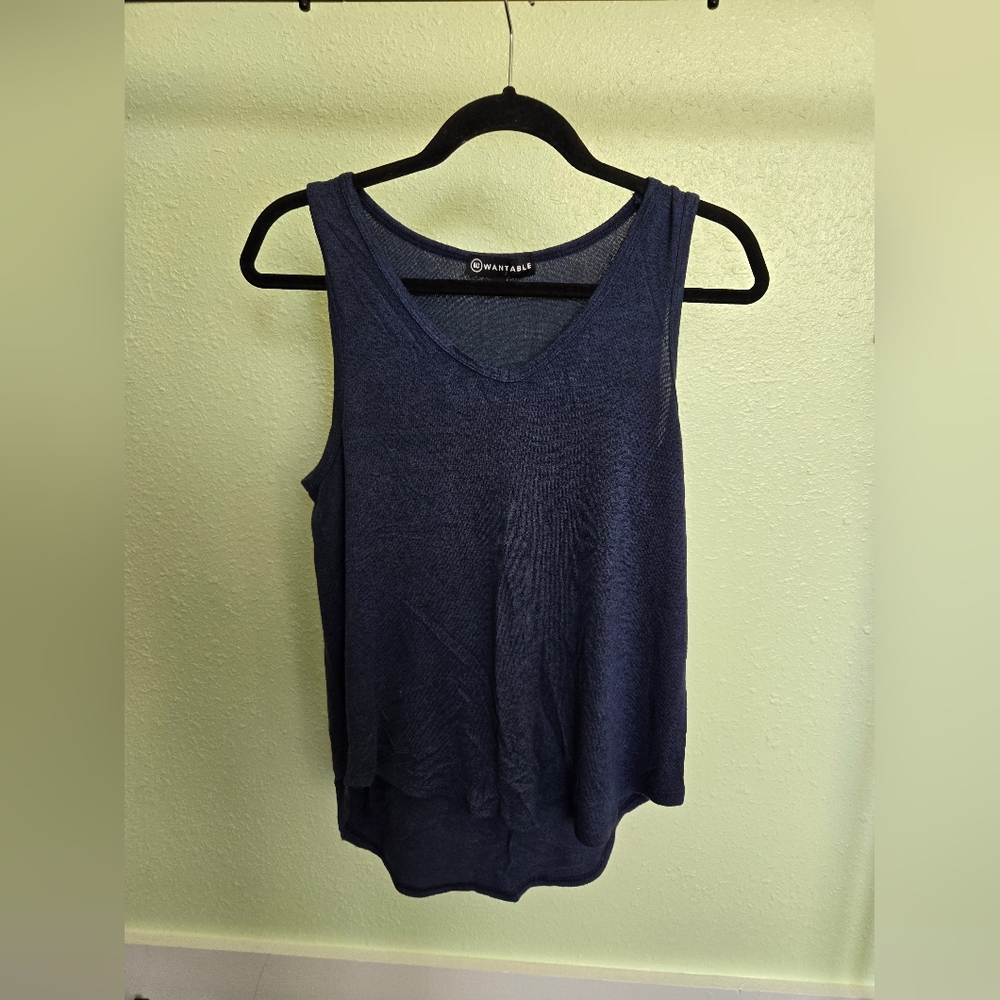 Women's Navy Tank Top by West Loop